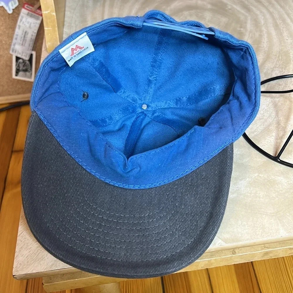 Vintage Michigan Spell out Colorblock Adjustable SnapBack Baseball Cap - Picture 7 of 8